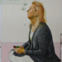 Francis from Assisi. 2012-2021. 78 x 68 cm, oil on wax, on canvas, on panel
